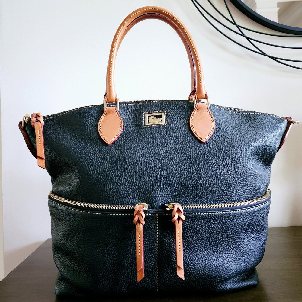 NWOT Dooney & Bourke Women's Dillen Double Pocket Satchel Bag